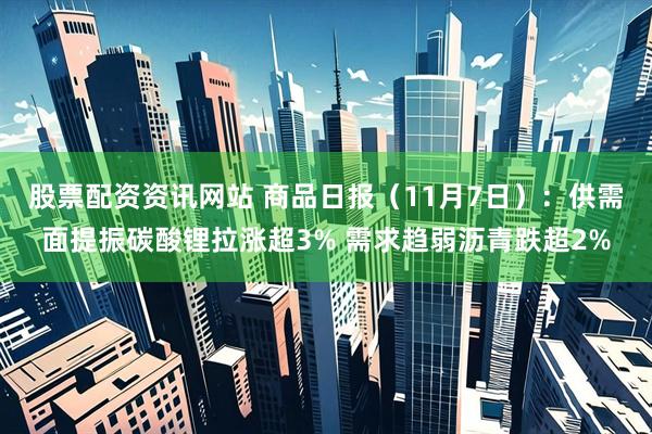 股票配资资讯网站 商品日报（11月7日）：供需面提振碳酸锂拉涨超3% 需求趋弱沥青跌超2%